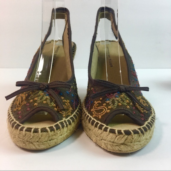 Montego Bay Club Canvas Wedges - Picture 3 of 8